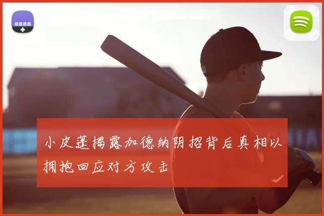 小皮蓬揭露加德纳阴招背后真相以拥抱回应对方攻击