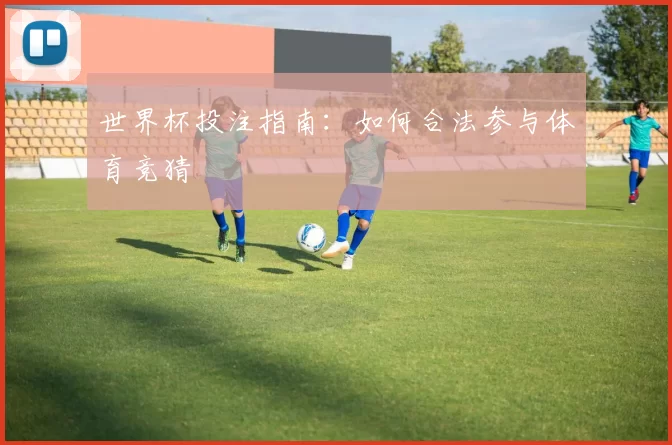 世界杯投注指南:如何合法参与体育竞猜