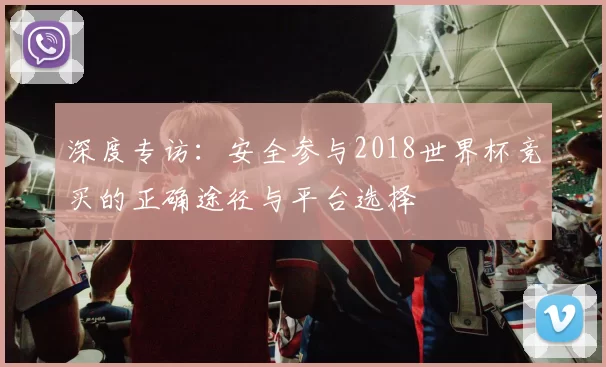 深度专访：安全参与2018世界杯竞买的正确途径与平台选择