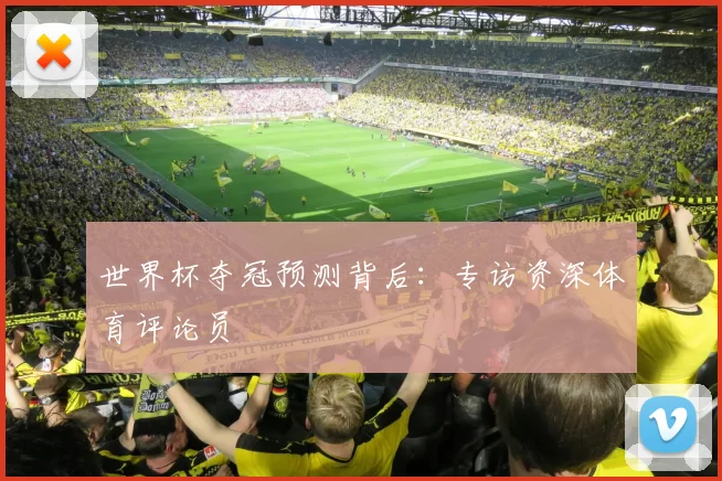 世界杯夺冠预测背后:专访资深体育评论员